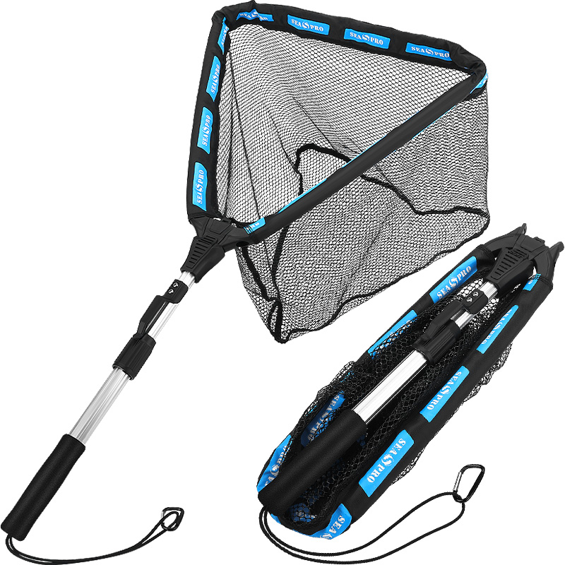 Landing Net Telescopic - Red de Pesca Plegable Triangular Flotante
