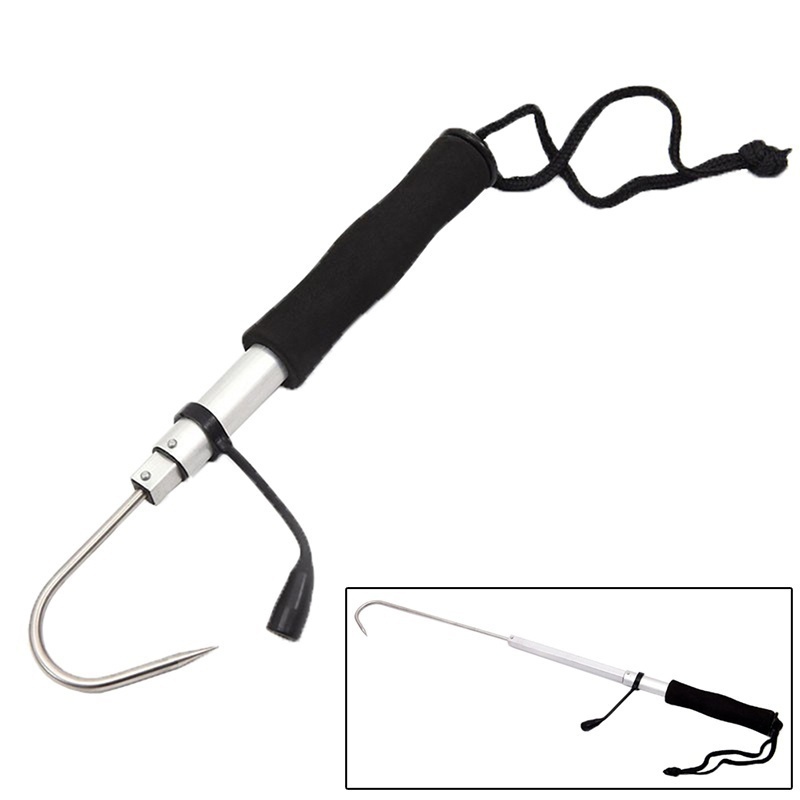 Landing Net Telescopic - Arpón Telescópico Retráctil de Acero Inoxidable