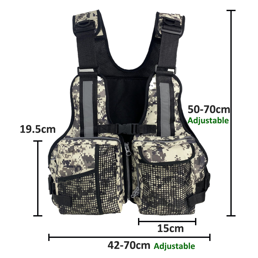 Fishing Equipment - Chaleco de Pesca para Exteriores con