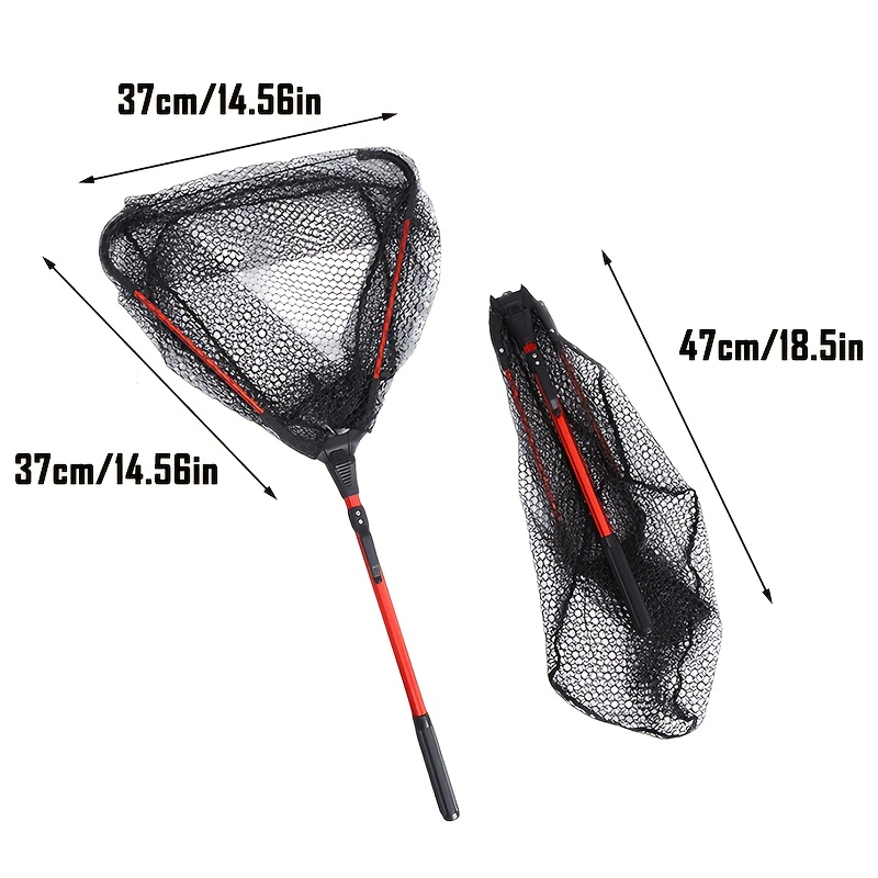 Landing Net Telescopic - Red de Pesca Plegable Triangular Telescópica