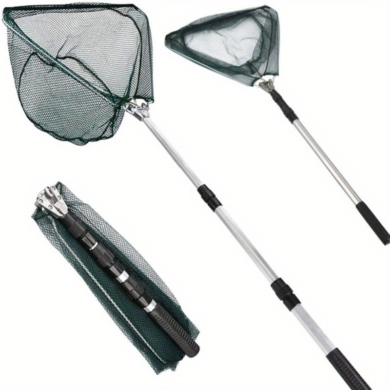 Landing Net Telescopic - Red de Pesca Plegable Triangular con