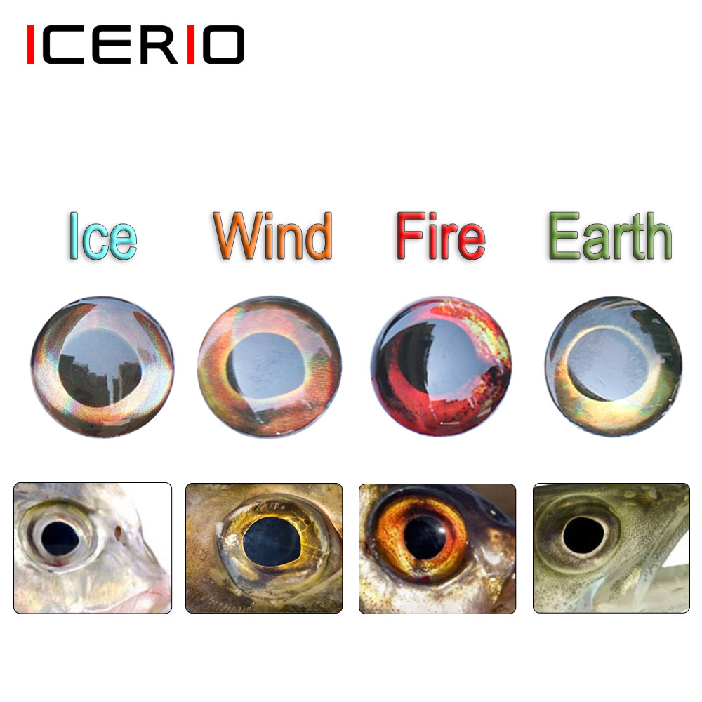 Fly Fishing Set - ICERIO 100 Uds. Ojos de pez