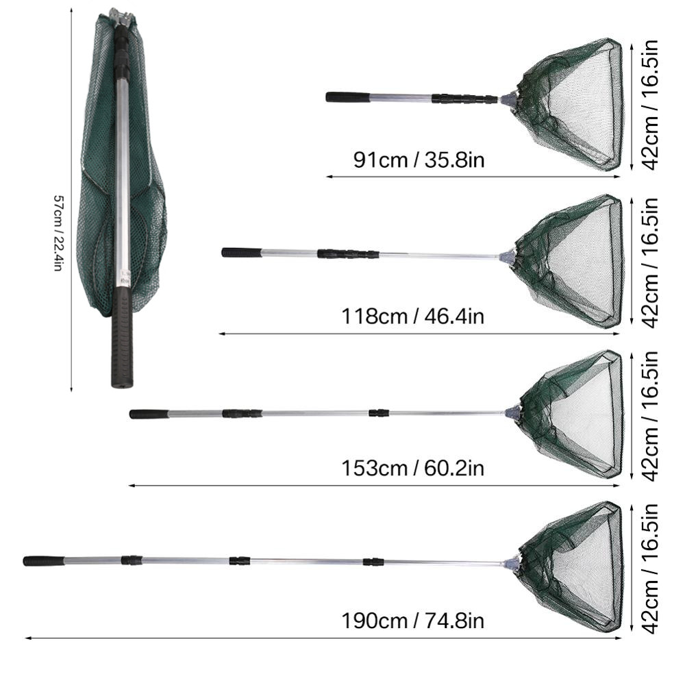 Red de aterrizaje telescópica  - Landing Net Telescopic reseña y precio