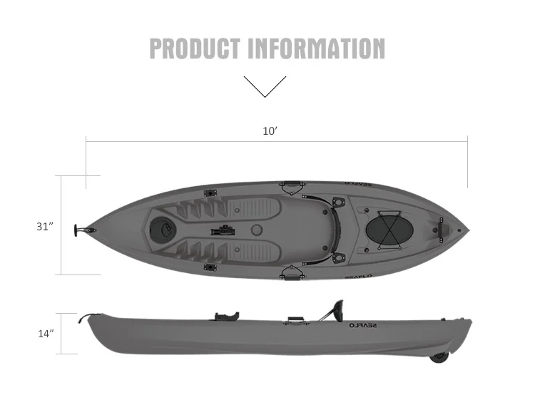 Bote de plástico HDPE de 10 pi - Fishing Equipment reseña y precio