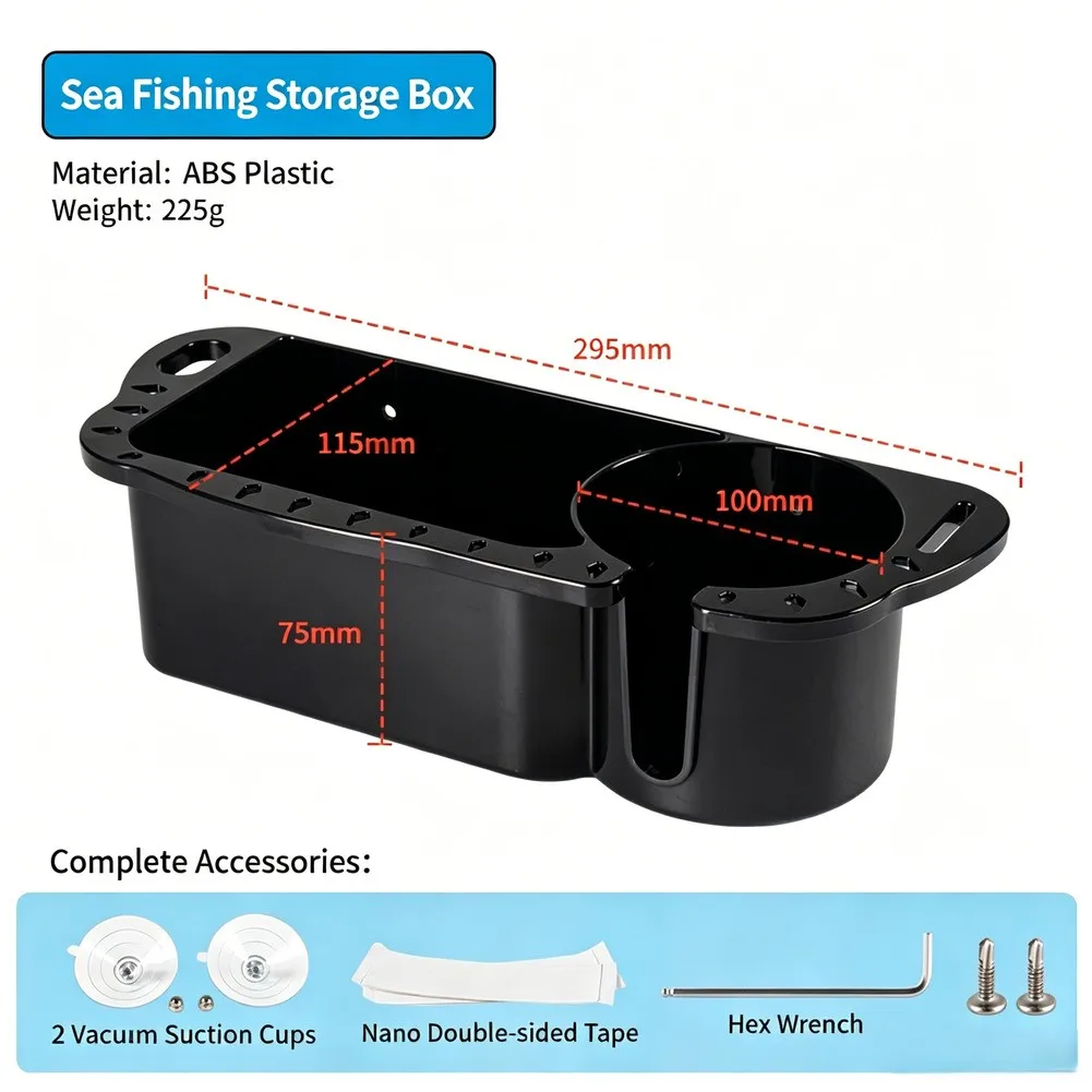 Contenedor de pesca ABS, caja  - Fishing Quest reseña y precio