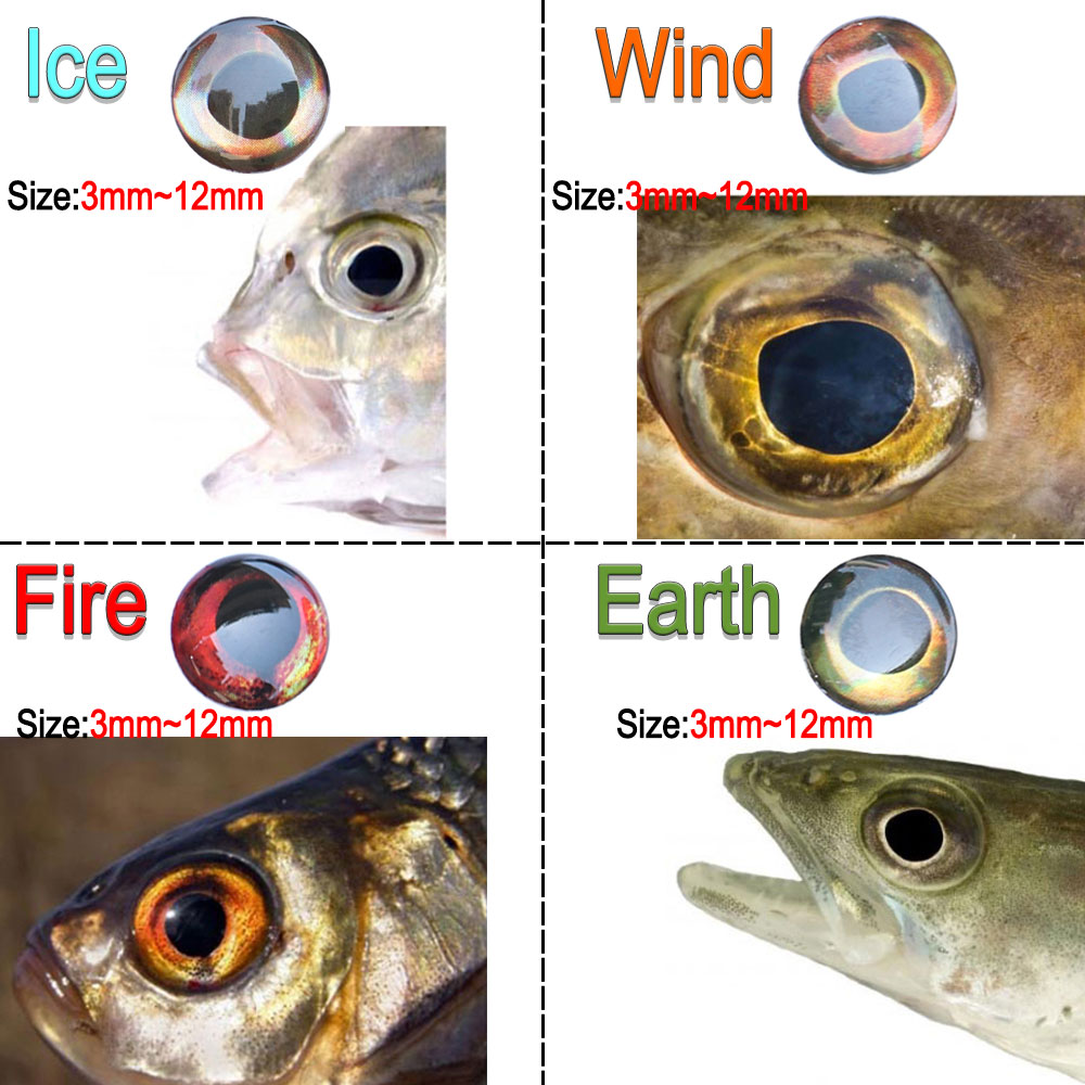 ICERIO 100 Uds. Ojos de pez ho - Fly Fishing Set reseña y precio