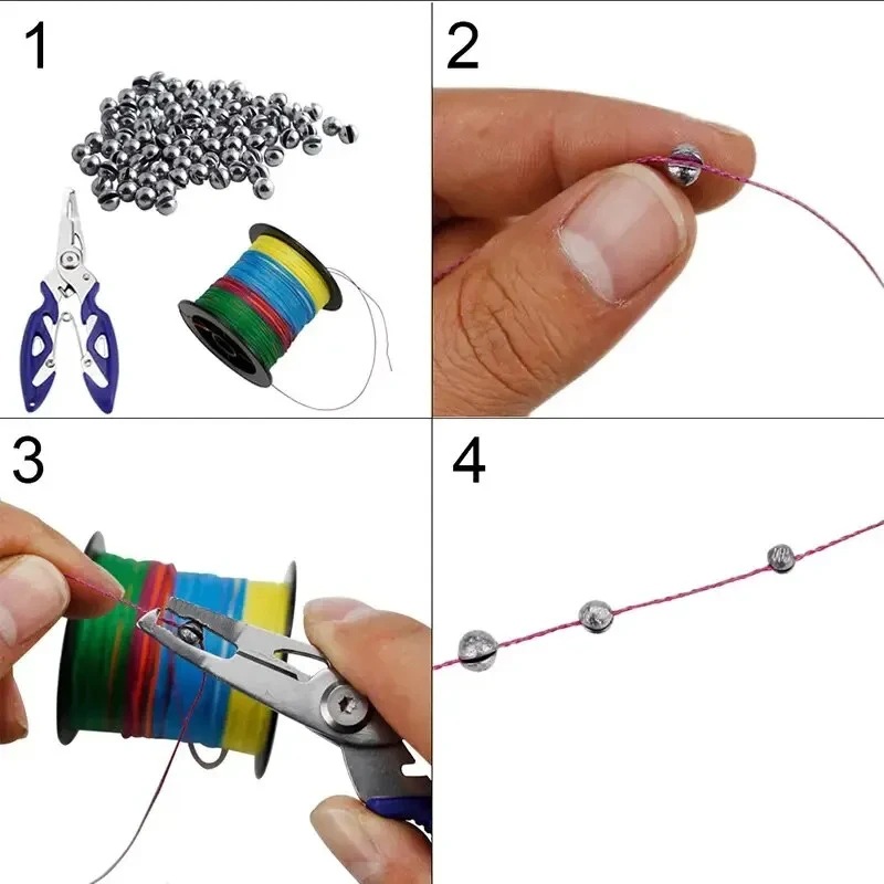 Plomos de pesca Split Shot, 20 - Fishing Equipment Set reseña y precio