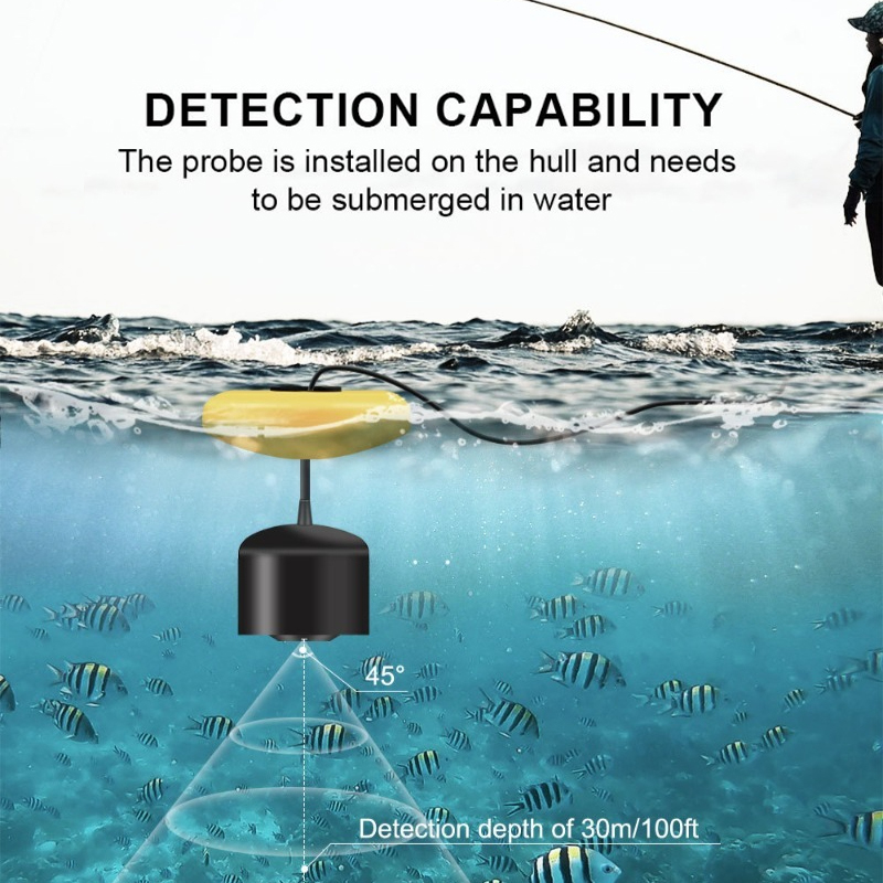 Detector de peces Sonar, detec - Fishing Equipment English reseña y precio