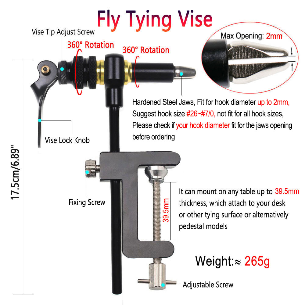 Bimoo-Herramienta de atado de  - Fly Fishing Set reseña y precio