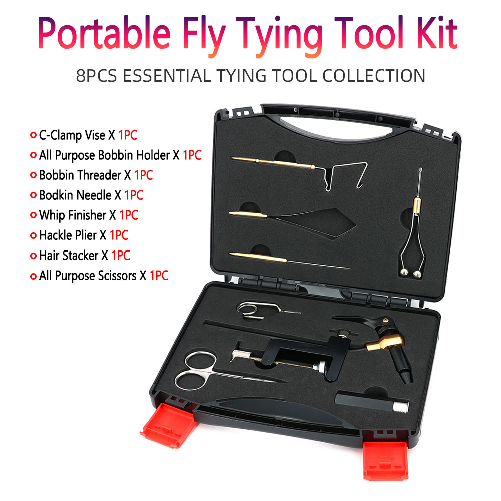 Juego de 8 piezas de herramien - Fly Fishing Set reseña y precio