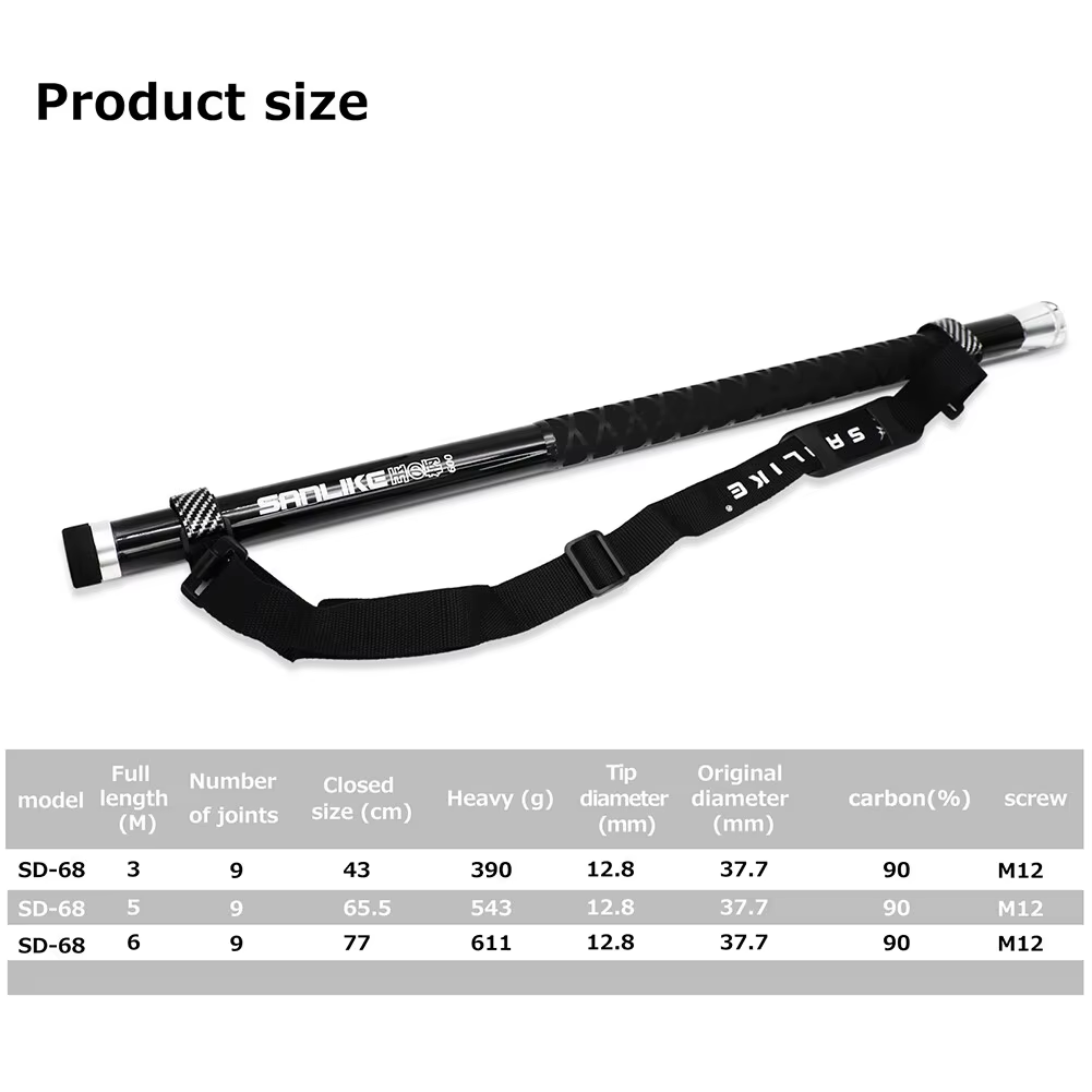 SANLIKE-red de pesca telescópi - Landing Net Telescopic reseña y precio