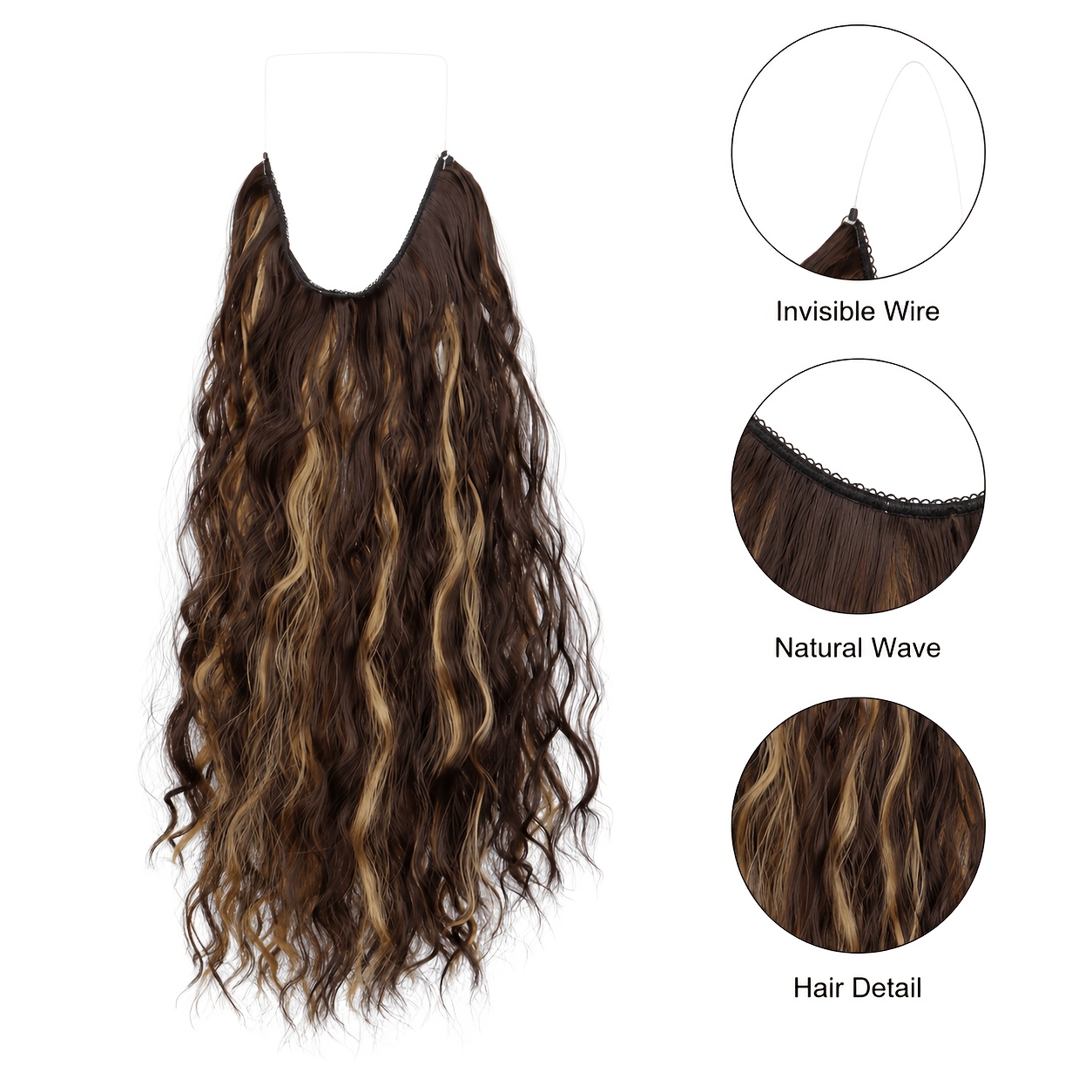 Extensiones de Cabello Sintéti - Fishing Line reseña y precio