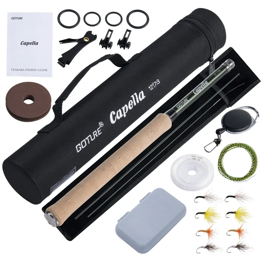 Goture - Combo de Caña de Pesc - Fly Fishing Set reseña y precio